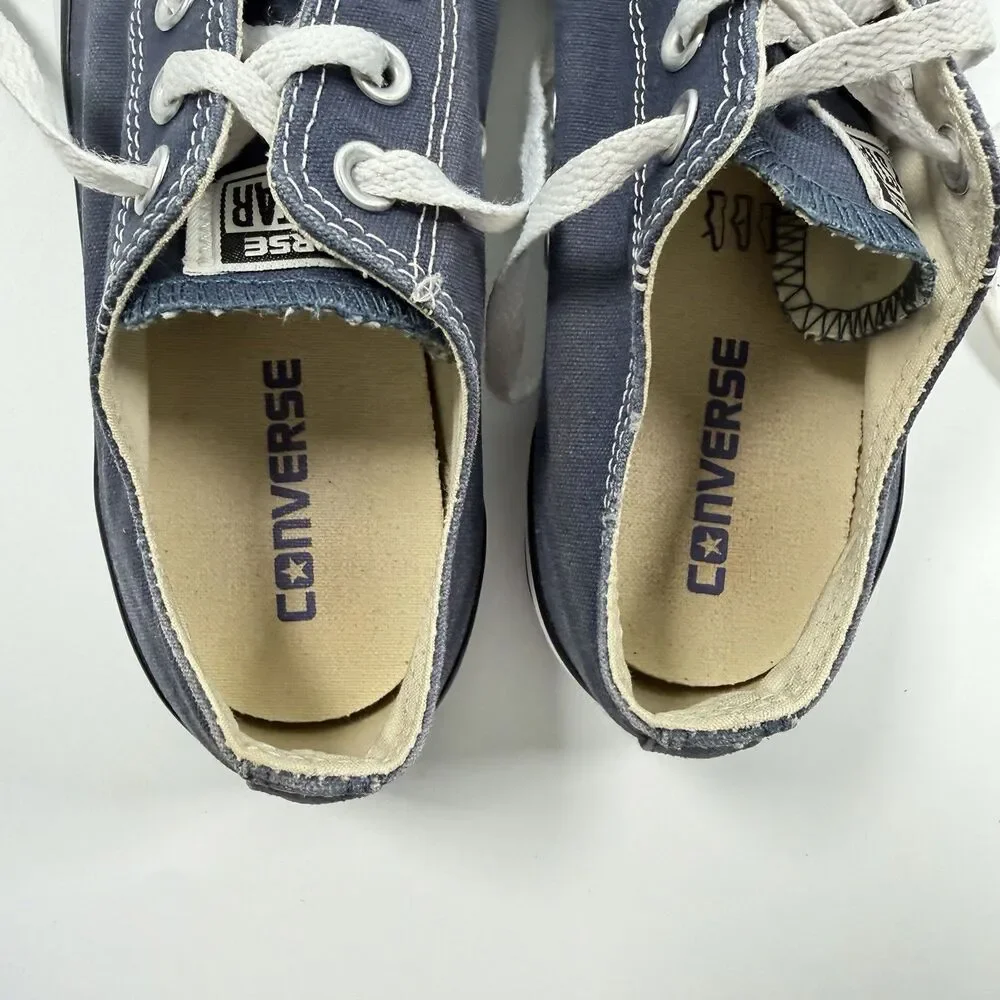Converse Chuck Taylor All Star Ox Sneakers Shoes Blue Low M9697 Mens 8 Womens 10 - Picture 10 of 11